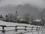 Nevicata a Challand Saint Anselme - capoluogo