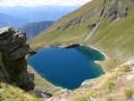 Il Lago di Bringuez dal colletto che lo collega ai Laghi di Palasinaz