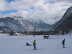 Sulle piste di sci da fondo a Brusson