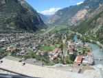 La Valle d'Aosta da Forte di Bard